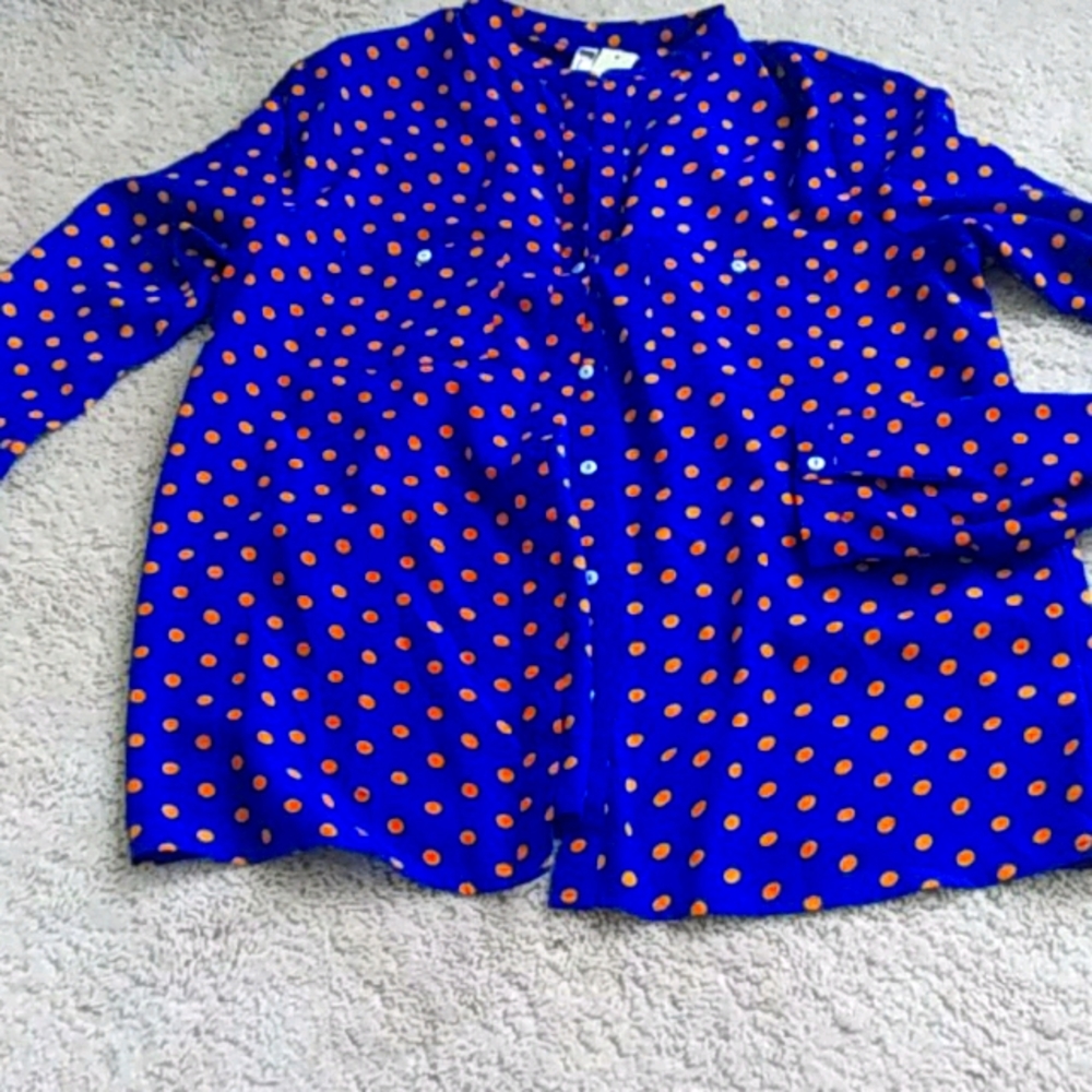 Kut from Kloth Mandarin Style Blouse- Size Small